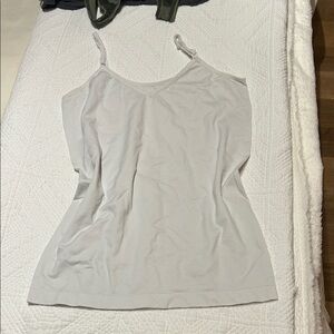 Women's White Spaghetti Strap Top
